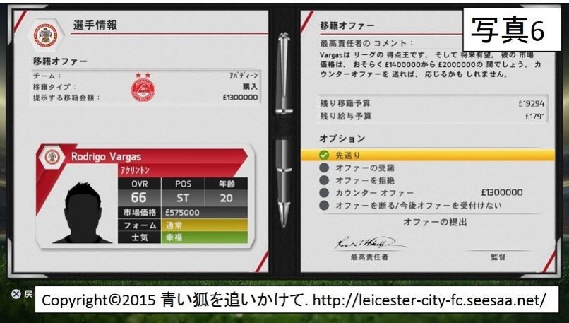 Fifa15 青い狐を追いかけて